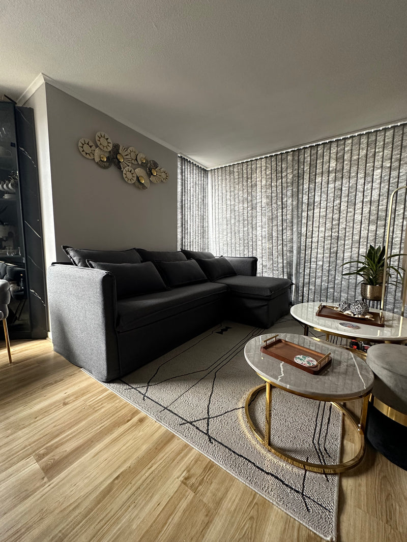 Seccional Venecia 250X160cm en L con funda - INTERCAMBIABLE